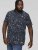 D555 ROLAND Printed Polo Shirt Navy - Polo krekli - Polo krekli - 2XL-8XL