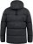 D555 DOMENIC Quilted Puffer Jacket With Half Micro Fleece Lining And Hood Black - Jakas & Lietus apģērbs - Jakas - 2XL-12XL