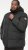 D555 DOMENIC Quilted Puffer Jacket With Half Micro Fleece Lining And Hood Black - Jakas & Lietus apģērbs - Jakas - 2XL-12XL