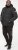 D555 DOMENIC Quilted Puffer Jacket With Half Micro Fleece Lining And Hood Black - Jakas & Lietus apģērbs - Jakas - 2XL-12XL