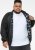 D555 MARSDEN Hybrid Knitted Jacket With Bonded Fleece Lining Black - Jakas & Lietus apģērbs - Jakas - 2XL-12XL