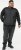 D555 MARSDEN Hybrid Knitted Jacket With Bonded Fleece Lining Black - Jakas & Lietus apģērbs - Jakas - 2XL-12XL