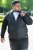 D555 MARSDEN Hybrid Knitted Jacket With Bonded Fleece Lining Black - Jakas & Lietus apģērbs - Jakas - 2XL-12XL