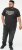D555 EDWALTON NYCTY Camo Printed Crew Neck T-Shirt Washed Black - T-krekli - T-krekli - 2XL-14XL