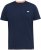 D555 SANDFORD Double Layer On Neck Ribs And Hem Waffle Textured T-Shirt Navy - T-krekli - T-krekli - 2XL-14XL