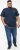 D555 SANDFORD Double Layer On Neck Ribs And Hem Waffle Textured T-Shirt Navy - T-krekli - T-krekli - 2XL-14XL