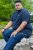 D555 SANDFORD Double Layer On Neck Ribs And Hem Waffle Textured T-Shirt Navy - T-krekli - T-krekli - 2XL-14XL