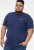 D555 ORSTON Reno Fabric Crew Neck T-Shirt With Chest Embroidery Blue Reno - T-krekli - T-krekli - 2XL-14XL
