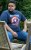 D555 ROGERS Official Captain America Printed T-Shirt Dark Navy - T-krekli - T-krekli - 2XL-14XL