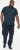 D555 OAKLEY AOP Jersey Polo With Jacquard Collar, Ribs And Chest Pocket Navy - Polo krekli - Polo krekli - 2XL-8XL