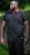 D555 CHESTER Pique Polo With Red Collar With Tipping Detail And Chest Embroidery Black - Polo krekli - Polo krekli - 2XL-8XL