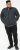 D555 ABERDARE Knitted Zip Through Sweater With Bonded Check Lining Charcoal Marl - Džemperi un džemperi ar kapuci - Džemperi - 2XL-14XL