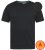 D555 Motherwell Thermal Short Sleeve T-Shirt Black - Apakšveļa un peldšorti - Apakšveļa - 2XL-8XL