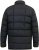 D555 CRISTIANO Puffer Jacket With Binding On Cuffs And Embroidery Badge On Sleeve Black - Jakas & Lietus apģērbs - Jakas - 2XL-12XL