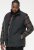 D555 FELIPE Zip Through Padded Gilet With Contrast Colour Lining And Rubber Badge Black - Jakas & Lietus apģērbs - Jakas - 2XL-12XL