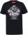 D555 MALCOM Snake And Roses Printed Crew Neck T-Shirt Black - T-krekli - T-krekli - 2XL-14XL