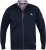 D555 NASHUA Zip Through Sweatshirt In Fleece Navy - Džemperi un džemperi ar kapuci - Džemperi - 2XL-14XL