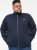 D555 NASHUA Zip Through Sweatshirt In Fleece Navy - Džemperi un džemperi ar kapuci - Džemperi - 2XL-14XL