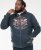 D555 HAMILTON Full Zip Hoody With Authentic 1996 Chest Print Denim - Džemperi un džemperi ar kapuci - Džemperi - 2XL-14XL
