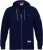 D555 IRVIN Full Zip Jacquard Hoody With Chest Embroidery Navy - Džemperi un džemperi ar kapuci - Džemperi - 2XL-14XL
