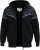 D555 HENNESSEY Zip Through Hoody With Sherpa Lining Black - Džemperi un džemperi ar kapuci - Džemperi - 2XL-14XL