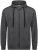 Adamo Athen Hoodie with Zipper Charcoal - Džemperi un džemperi ar kapuci - Džemperi - 2XL-14XL