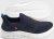D555 Blyth 2 Kingsize Hands Free Shoes With Knitted Top Navy - Vīriešu apavi 40-52 - 