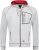 Adamo Michael Hoodie with Zipper Grey - Džemperi un džemperi ar kapuci - Džemperi - 2XL-14XL
