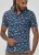 D555 Hartlepool Short Sleeve Vintage Car AOP Stretch Shirt Blue - Krekli - Krekli - 2XL-8XL