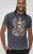 D555 Stockport Multi Coloured Guitar Printed T-Shirt Denim - T-krekli - T-krekli - 2XL-14XL