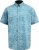 D555 Torquay AOP Short Sleeve Button Down Collar Shirt Blue Wave - Krekli - Krekli - 2XL-8XL