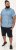 D555 Torquay AOP Short Sleeve Button Down Collar Shirt Blue Wave - Krekli - Krekli - 2XL-8XL