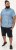 D555 Torquay AOP Short Sleeve Button Down Collar Shirt Blue Wave - Krekli - Krekli - 2XL-8XL