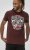 D555 Loughborough Official Gas Monkey Crew Neck T-Shirt Burgundy Black Twist - T-krekli - T-krekli - 2XL-14XL