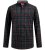 D555 Horsham Long Sleeve Shirt with Chest Pocket Burgundy/Black Check - Krekli - Krekli - 2XL-8XL