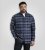 D555 Shrewsbury Long Sleeve with Chest Pocket Blue/Navy Check - Krekli - Krekli - 2XL-8XL