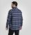 D555 Shrewsbury Long Sleeve with Chest Pocket Blue/Navy Check TALL SIZES - Krekli - Krekli - 2XL-8XL