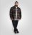 D555 Aldershot Long Sleeve Heavy Shacket Overshirt Tan/Navy Check - Krekli - Krekli - 2XL-8XL