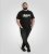 D555 Ginza Tokyo with Dragon Crew Neck T-shirt Black - T-krekli - T-krekli - 2XL-14XL