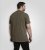 D555 Stockton Gorilla Playing Drums Crew Neck T-Shirt Khaki - T-krekli - T-krekli - 2XL-14XL