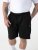D555 Robinson 1 Fleece Cargo Šorti ar Elastīgu Jostasvietu Melns - Sporta bikses un šorti - Sporta bikses un Sporta šorti - 2XL-12XL