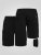 D555 Robinson 1 Fleece Cargo Šorti ar Elastīgu Jostasvietu Melns - Sporta bikses un šorti - Sporta bikses un Sporta šorti - 2XL-12XL
