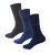 D555 Harold 2 Multi Color Pack of 3 Extra Wide Comfort Fit Socks - Apakšveļa un peldšorti - Apakšveļa - 2XL-8XL