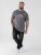 D555 Jasper Official Gas Monkey T-krekls ar Apdruku Pelēks - T-krekli - T-krekli - 2XL-14XL
