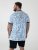 D555 Shoreham AO T-krekls ar Venice Beach Apdruku Zils - T-krekli - T-krekli - 2XL-14XL