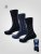 D555 Harold 3 Extra Wide Comfort Fit Socks 3-pack Navy/Denim - Apakšveļa un peldšorti - Apakšveļa - 2XL-8XL