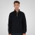 Double Outfitters MTOP-1163 Džemperis ar pusrāvējslēdzēju Melna - Džemperi un džemperi ar kapuci - Džemperi - 2XL-14XL