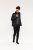 D555 Fargo Five Pocket Jacket With Ribbed Neck and Inner Quilting Black - Jakas & Lietus apģērbs - Jakas - 2XL-12XL
