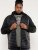 D555 Thorpe Hooded Quilted Jacket With Fleece Sleeves And Removable Fleece Hood - Jakas & Lietus apģērbs - Jakas - 2XL-12XL