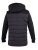 D555 Hampshire Hooded Quilted Jacket Black - Jakas & Lietus apģērbs - Jakas - 2XL-12XL